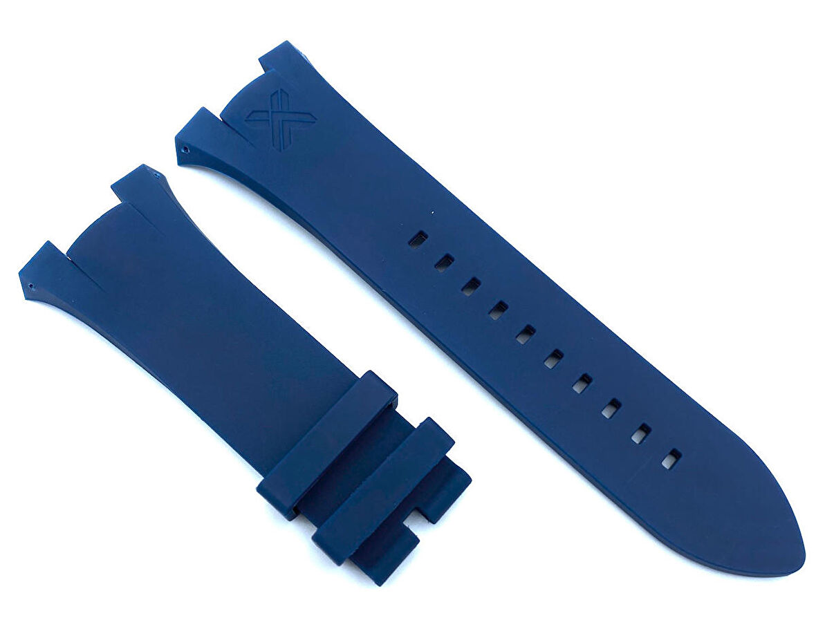 Armani Exchange Ax1108 Uyumlu 31mm Mavi Silikon Kordon