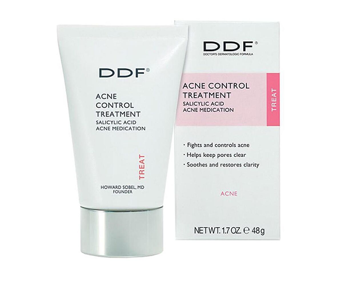 Ddf Blemish Control Treatment With Salicylic Acne Medication - Akneli Ciltler İçin Gece Bakım Kremi 50 Ml