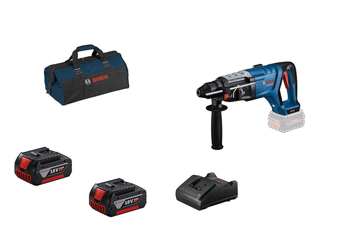 Bosch GBH 18V-28 D 2x5.0Ah Çift Akülü Kırıcı Delici