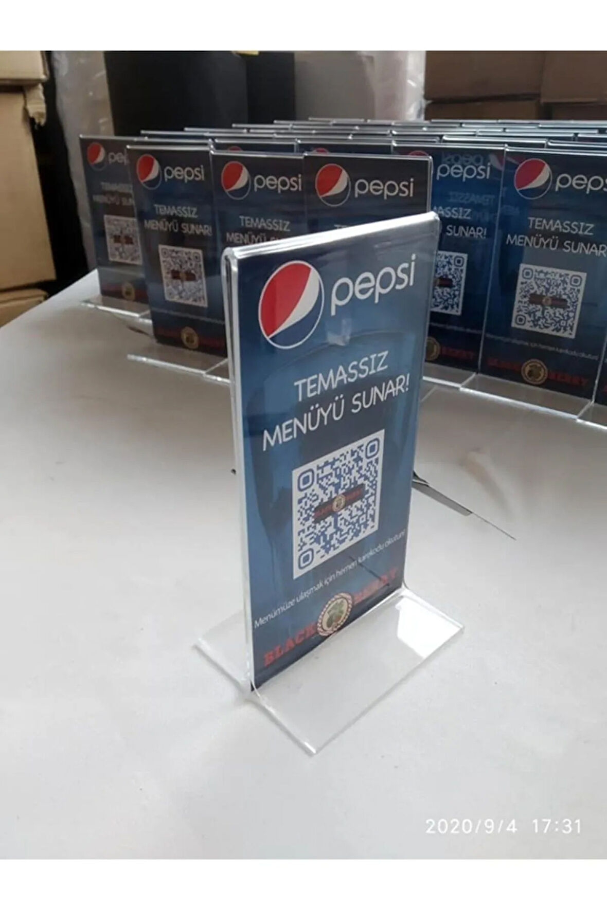 T Tipi A6 Pleksi Föylük Broşürlük 10'lu Paket