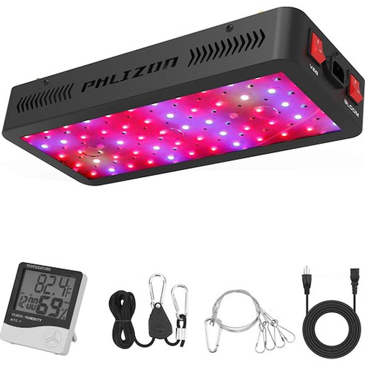 Phlizon 600W Samsung LED Full Spektrum Bitki Işığı