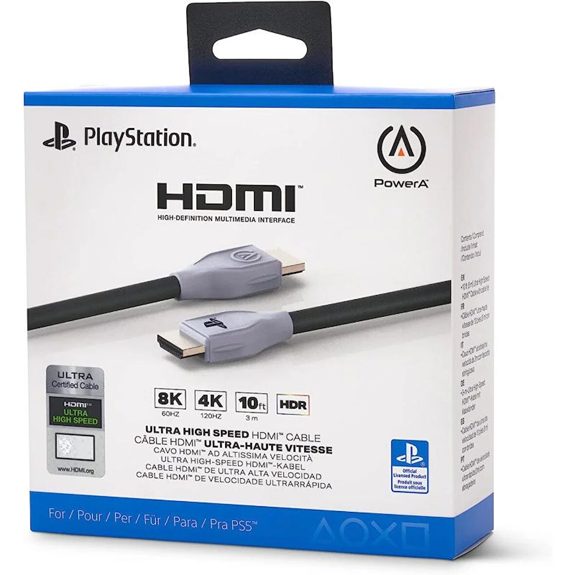 PS5 Ultra High Speed HDMI Kablo Lisanslı PlayStation 5