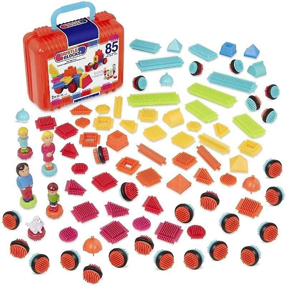 Bristle Blocks Yapı Oyuncakları - Aile - 85 Parça