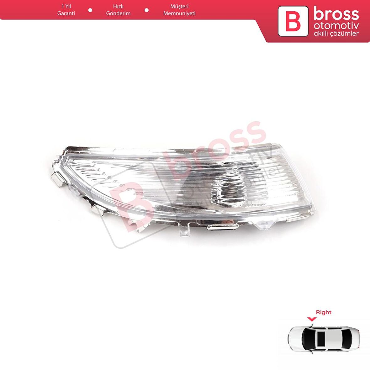 Renault Clio MK4 Captur MK1 Zoe Nissan Micra MK5 261604623R İçin Sağ Yan Ayna Sinyali