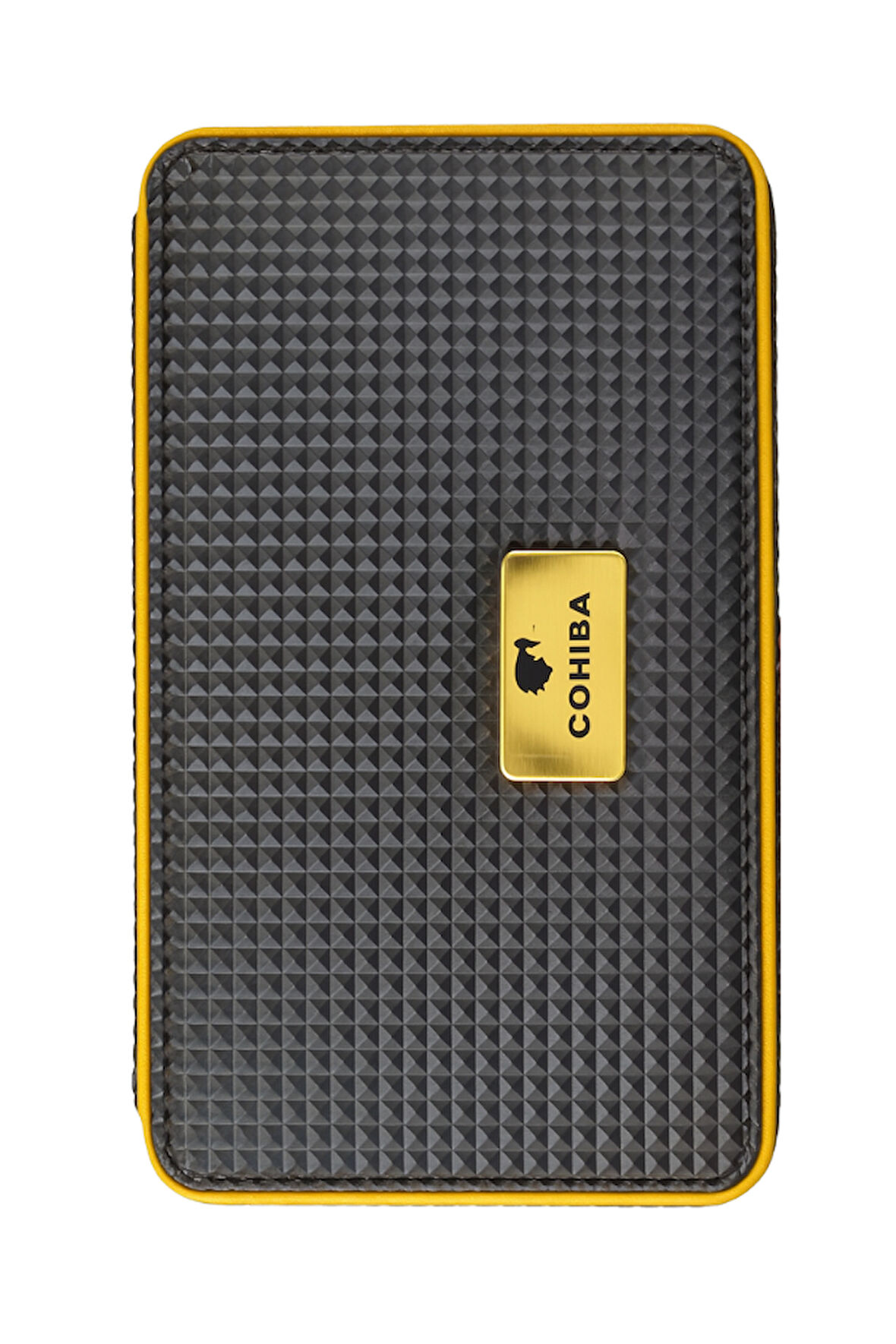 Cohiba Limitli Üretim Dahili Çakmak Kesici Dijital Nem Ölçerli Siyah Puro Taşıma Çantası - Seyahat Humidoru