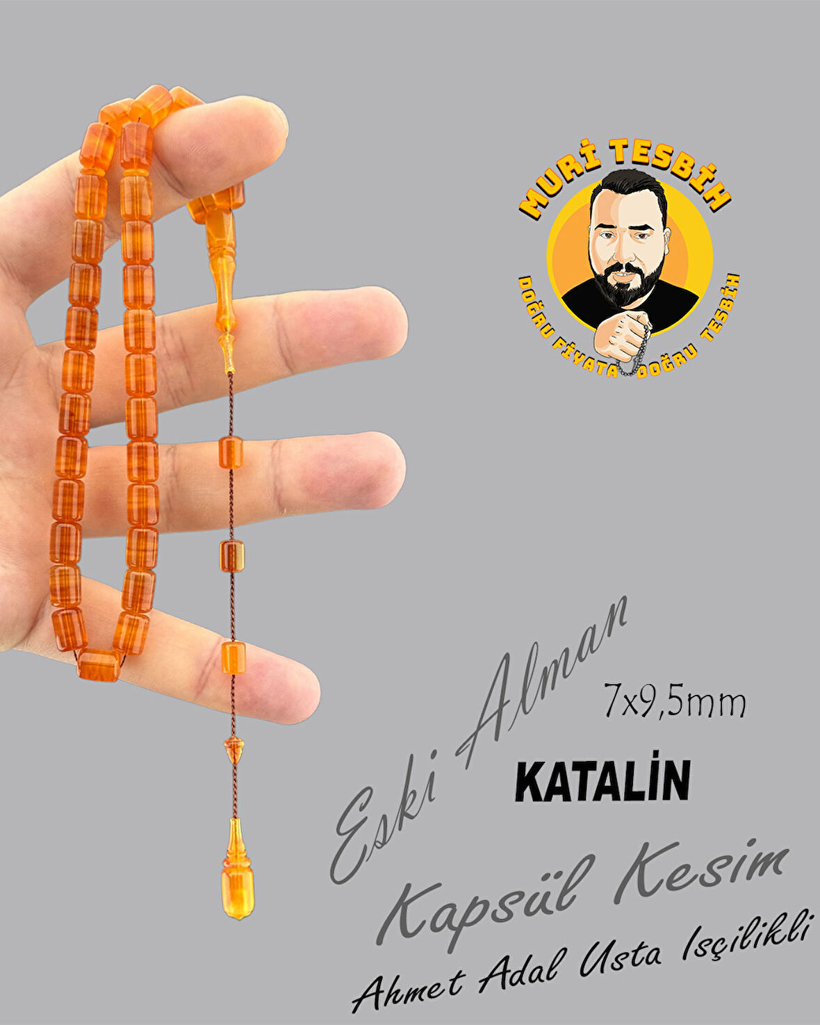 AHMET ADAL ABAJUR ESKİ ALMAN KATALİN KAPSÜL KESİM 7X9,50