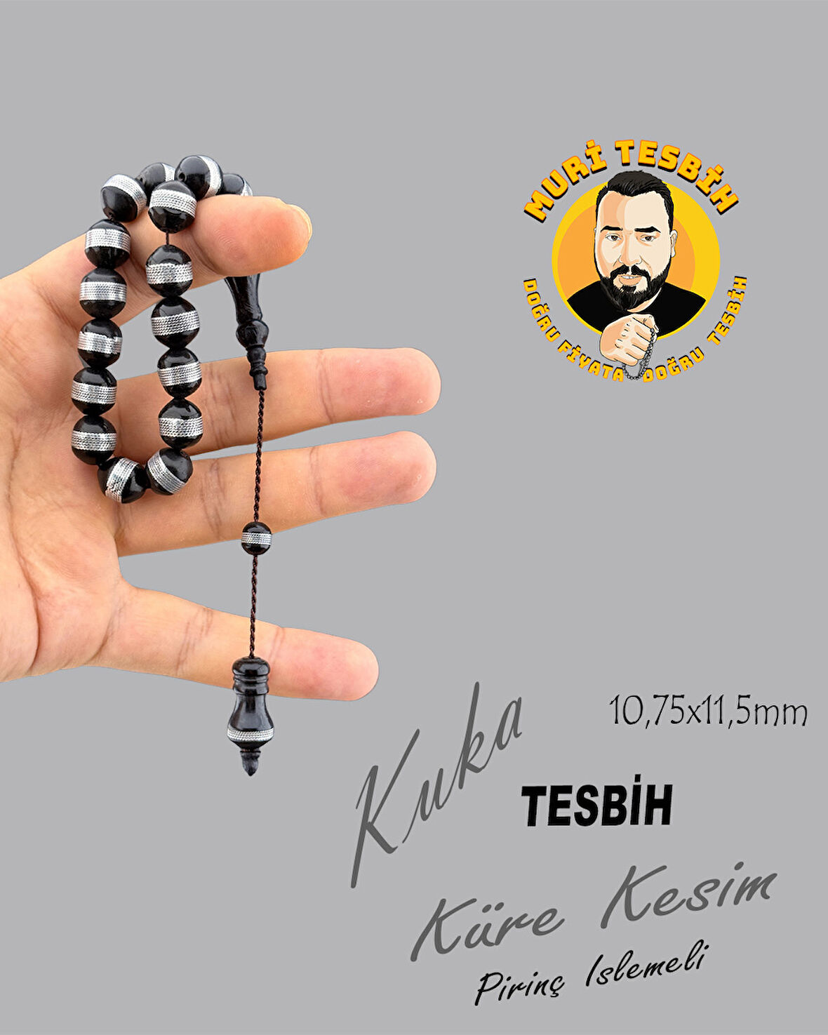 PİRİNÇ İŞLEMELİ KUKA KÜRE KESİM 10,75X11,50