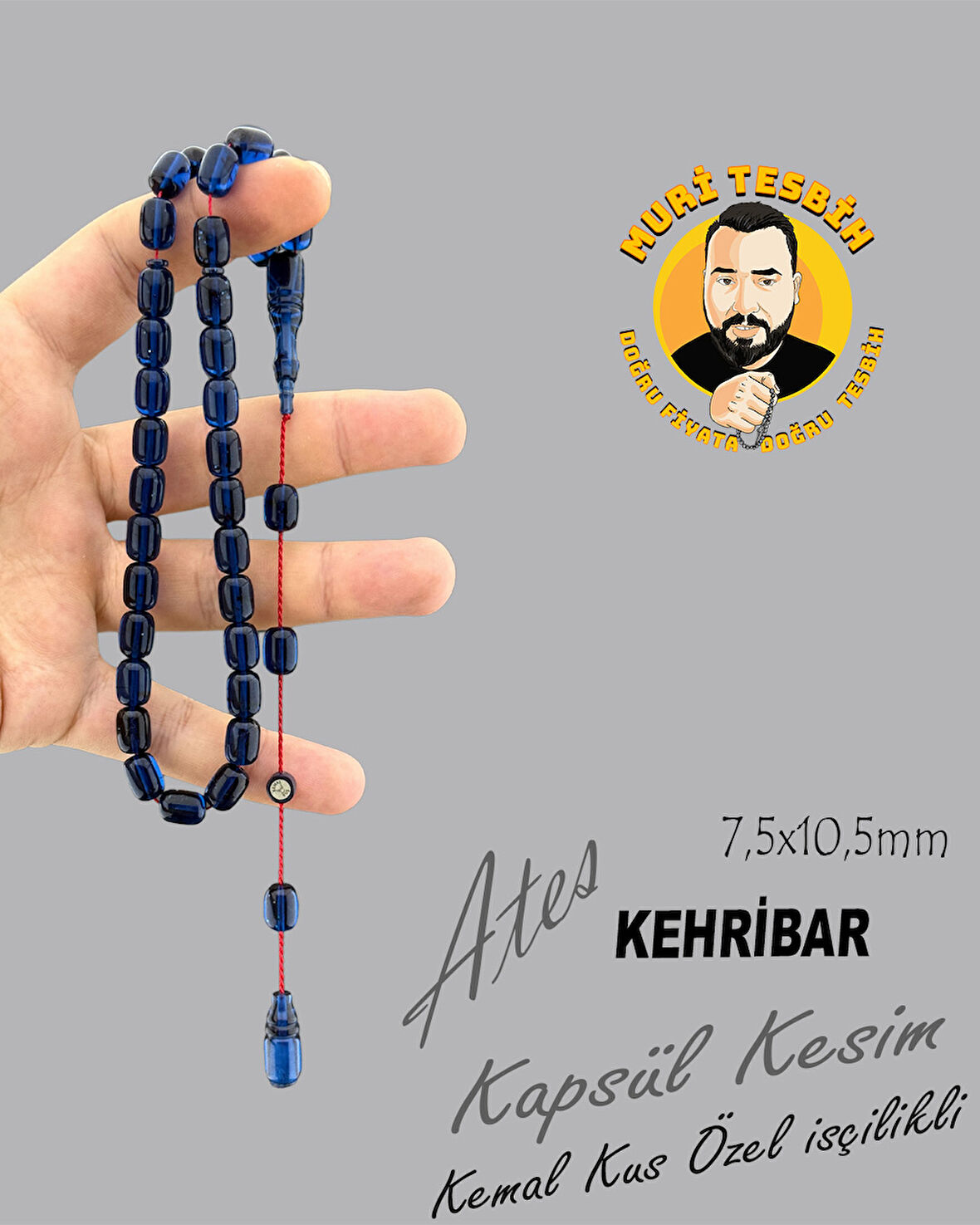 KEMAL KUŞ ATEŞ KEHRİBAR KAPSÜL KESİM 7,50X10,50