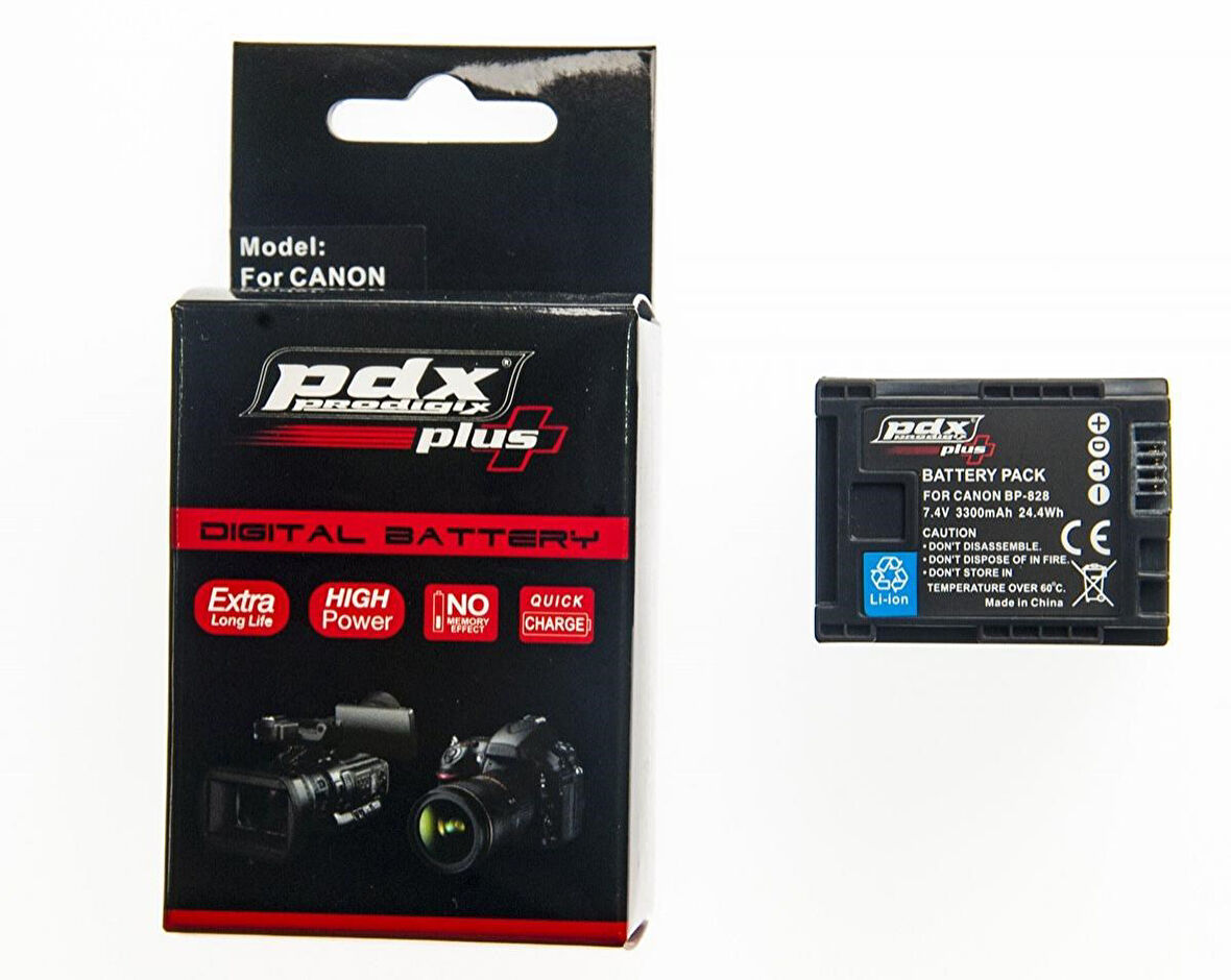 PDX For Canon BP828 şarj aleti