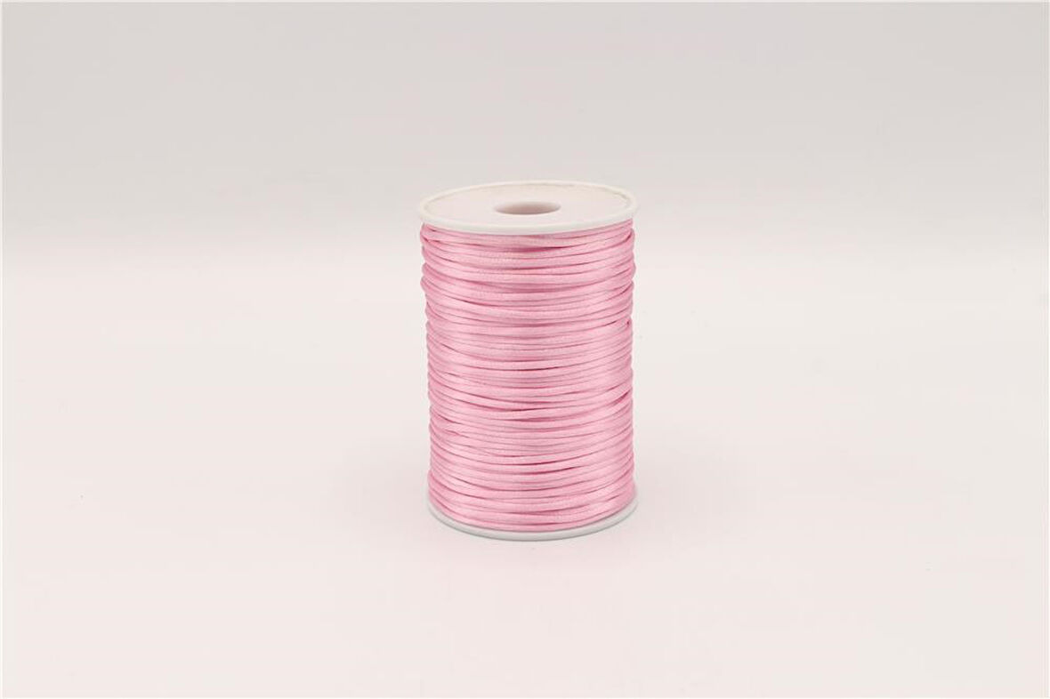 Sıçan Kuyruğu İp 2 mm Pembe 90 mt