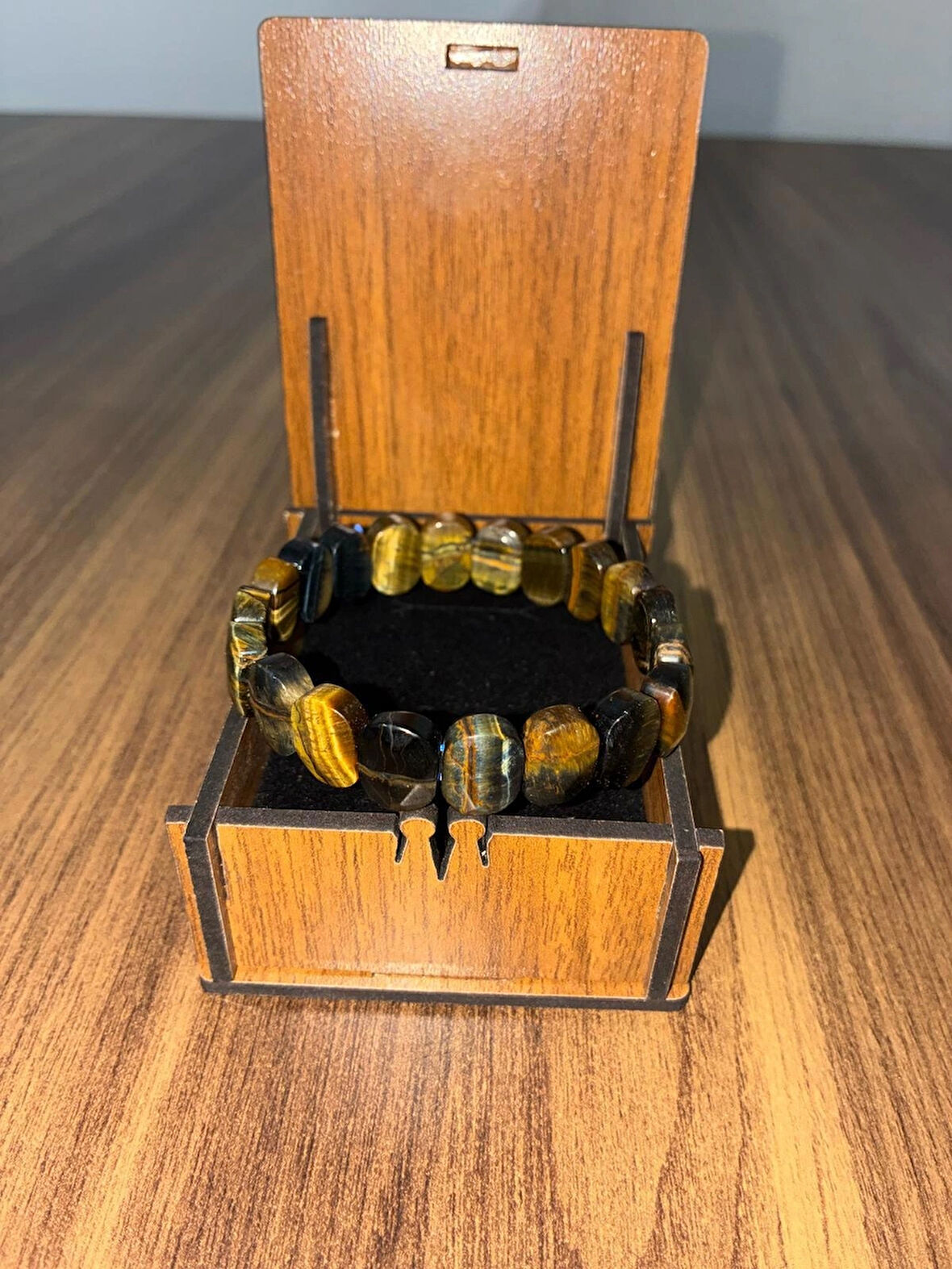 Kaplan Gözü Doğaltaşı Rolex Bileklik