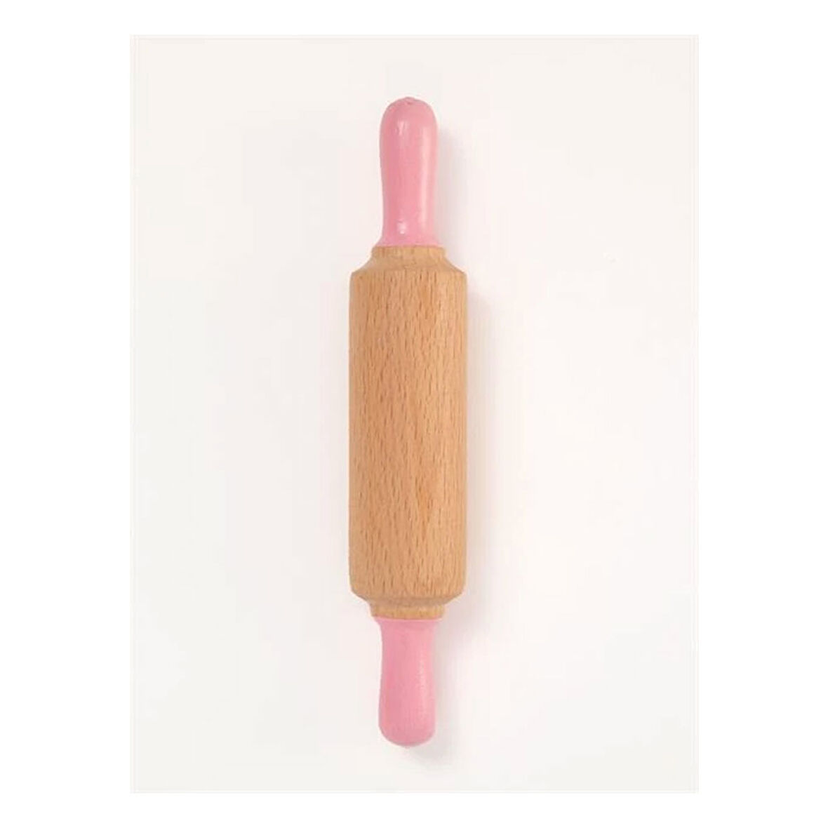 ChildGen Play Dough Doğal Ahşap Merdane Pastel Pembe
