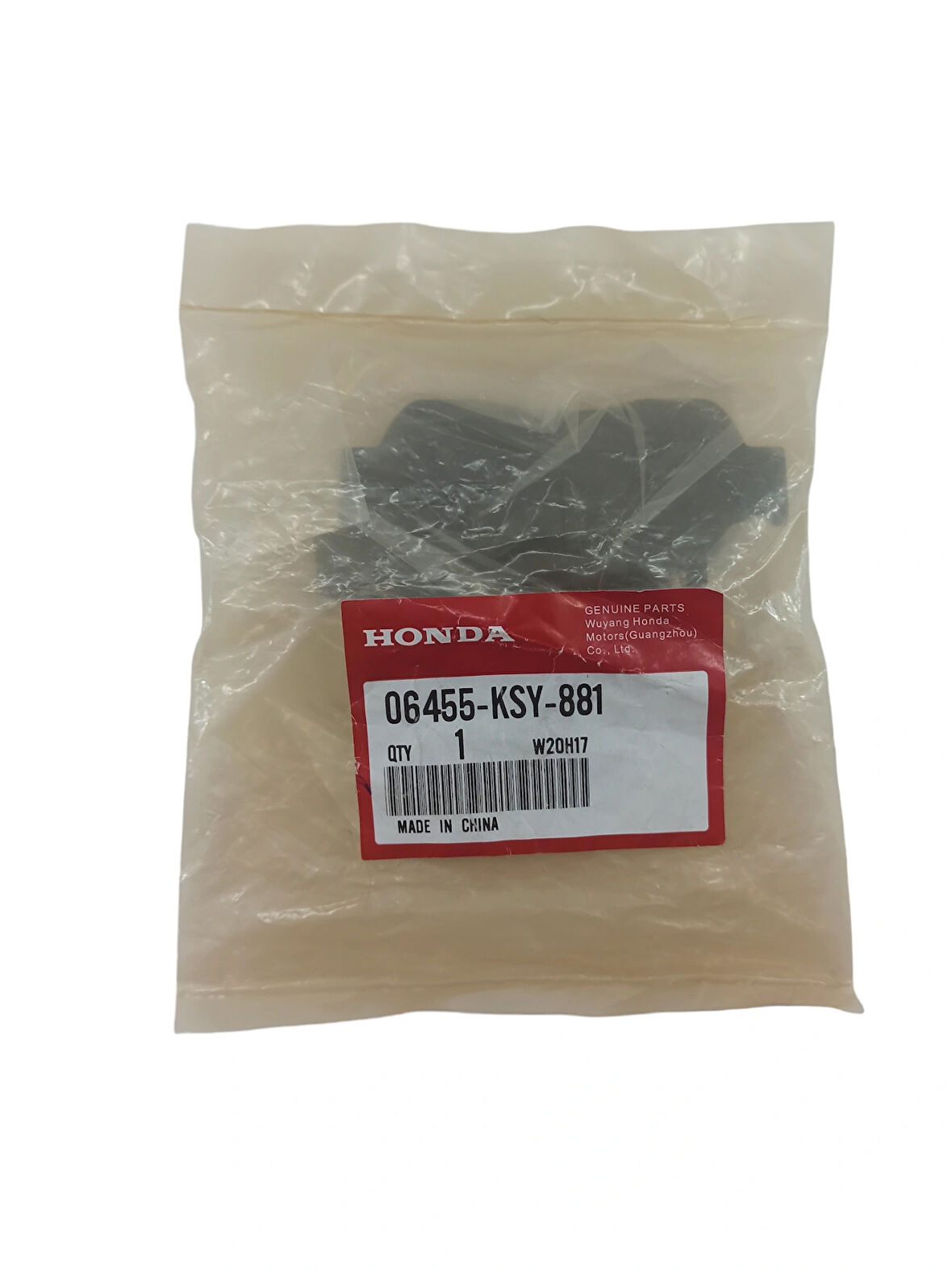 GENUINE PARTS ÖN DİSK BALATA [HONDA] SPACY ALPHA ACTIVA S 125 RKS SPONTINI 06455-KSY-881