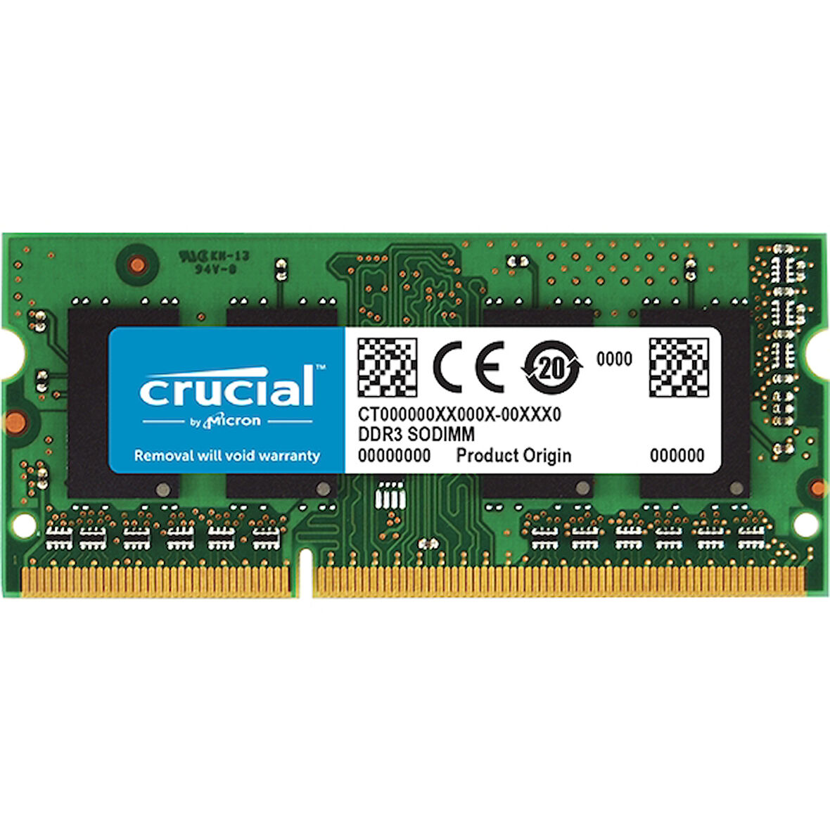 Crucial CT102464BF160B 8 GB DDR3L 1600Mhz CL11 Notebook Bellek