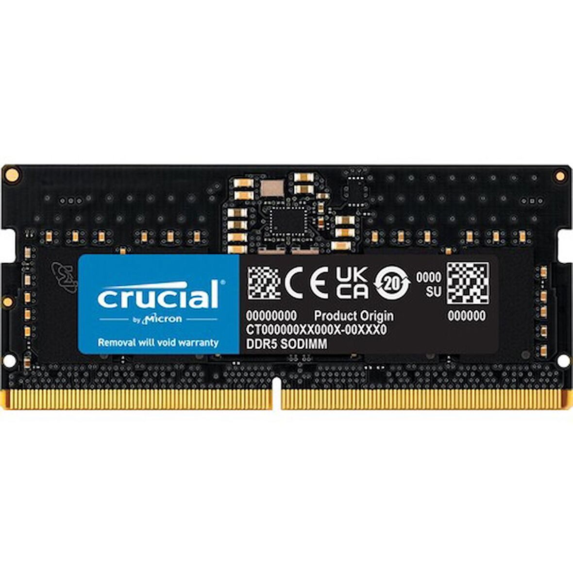 Crucial 32GB Ddr5 5600 Sodımm CL46 (16GBIT) Notebook Ram Bellek CT32G56C46S5