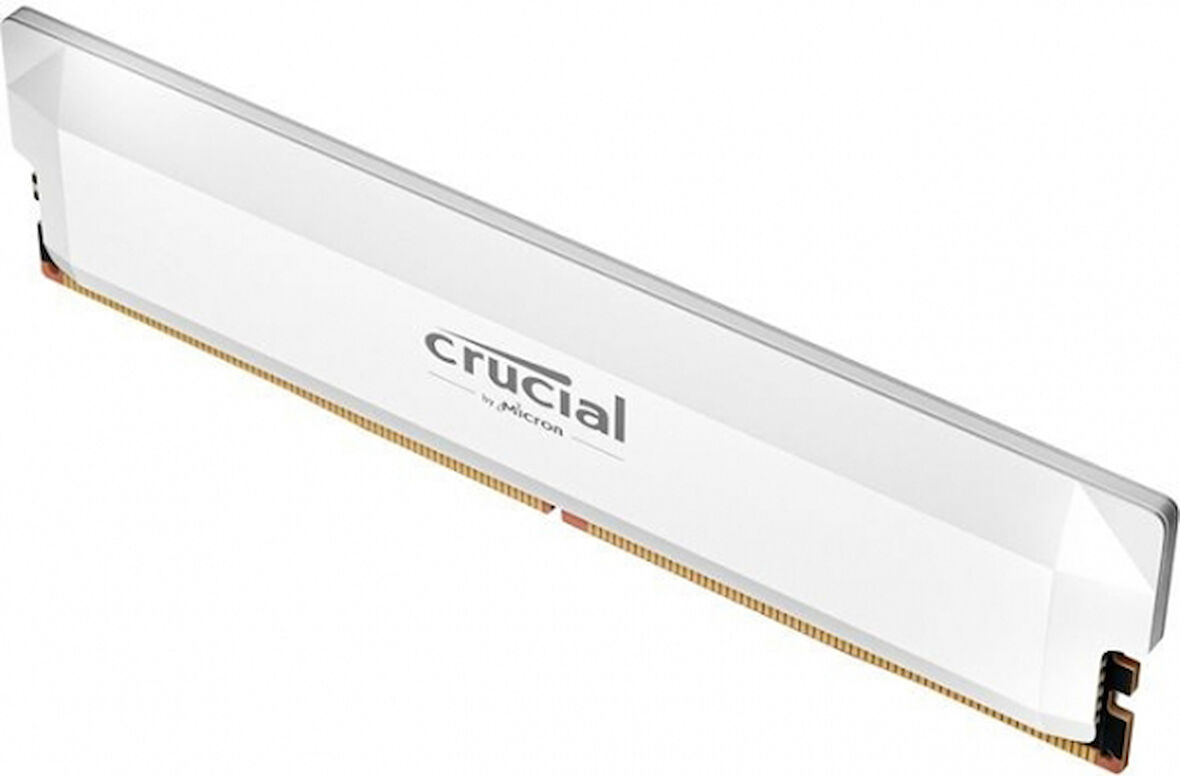 Crucial CP16G64C38U5W Pro 16 GB DDR5 6400Mhz CL38 OC Beyaz Bilgisayar Bellek