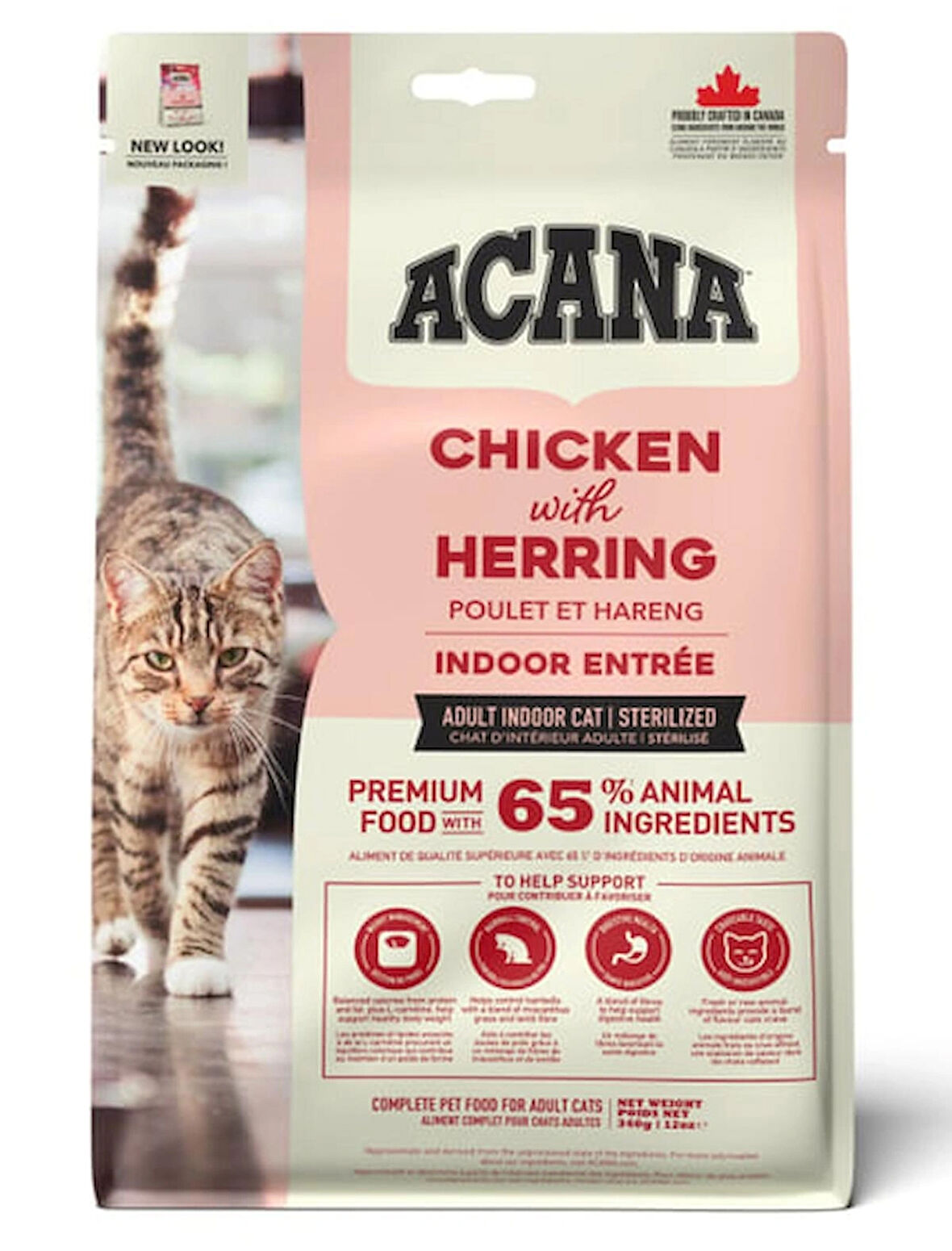 Acana Indoor Entree Tavuk Ve Hindili Kısırlaştırılmış Kedi Maması 340 gr