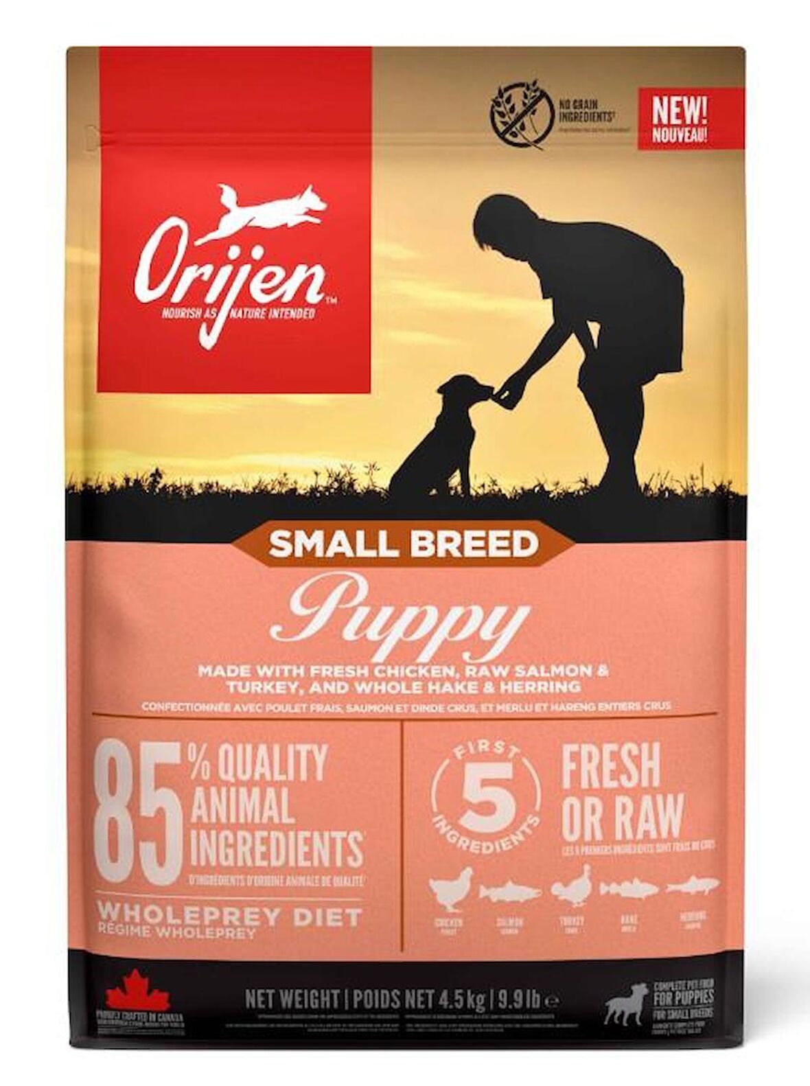 Orijen Puppy Small Breed Dog Food 4,5 kg 