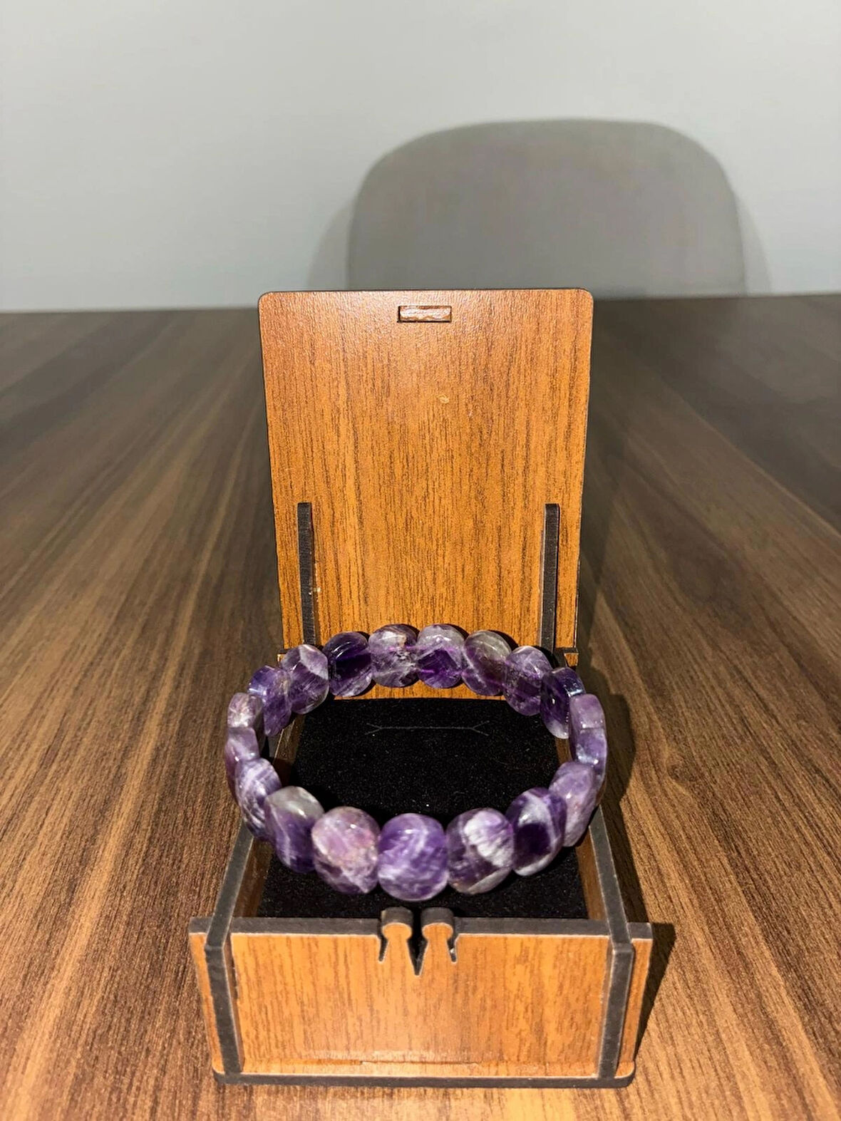 Ametist Rolex Doğal Taş Bileklik