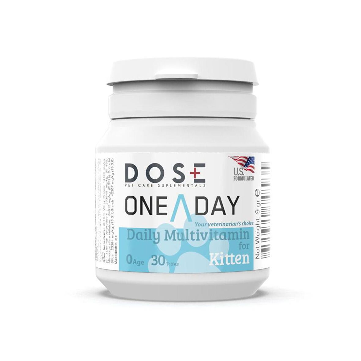 Dose One A Day Kıtten Yavru Kedi Multivitamin 30 Tablet