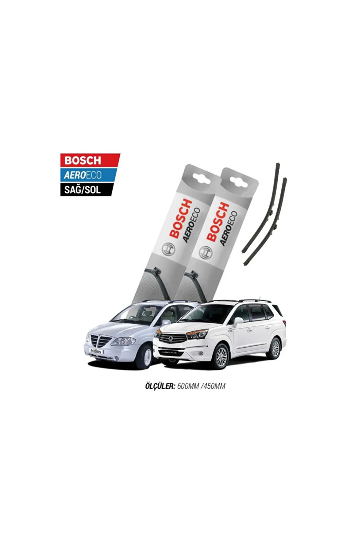 Ssangyong Rodius 2009 Model Bosch Aeroeco Muz Silecek Takımı