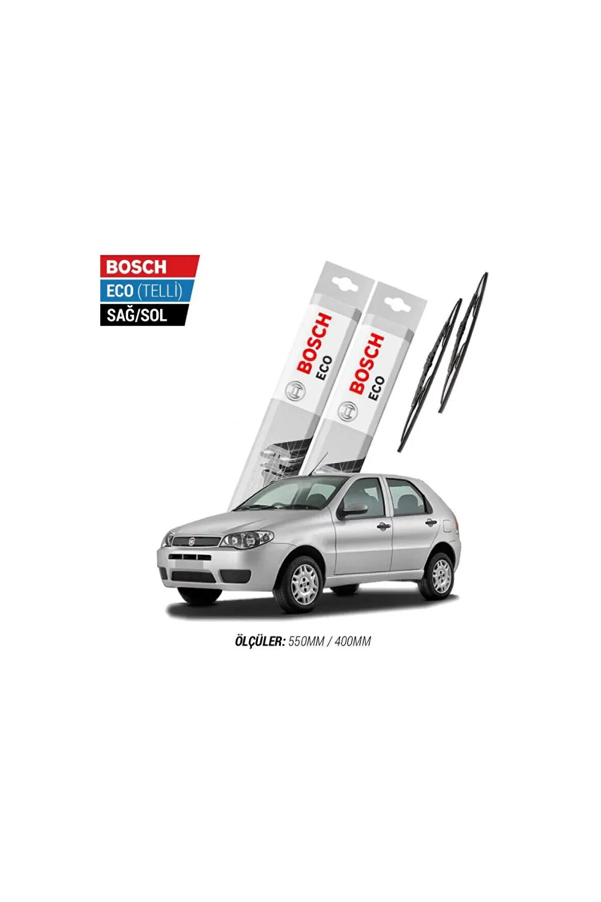 Fiat Palio 1999 Model Silecek Takımı Bosch Eco (telli)