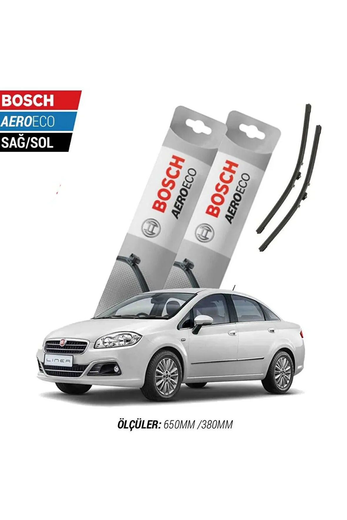 Fiat Linea 2015 Model Bosch Aeroeco Muz Silecek Takımı