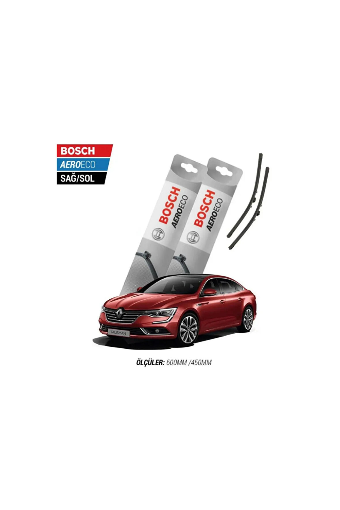 Renault Talisman 2017 Model Bosch Aeroeco Muz Silecek Takımı