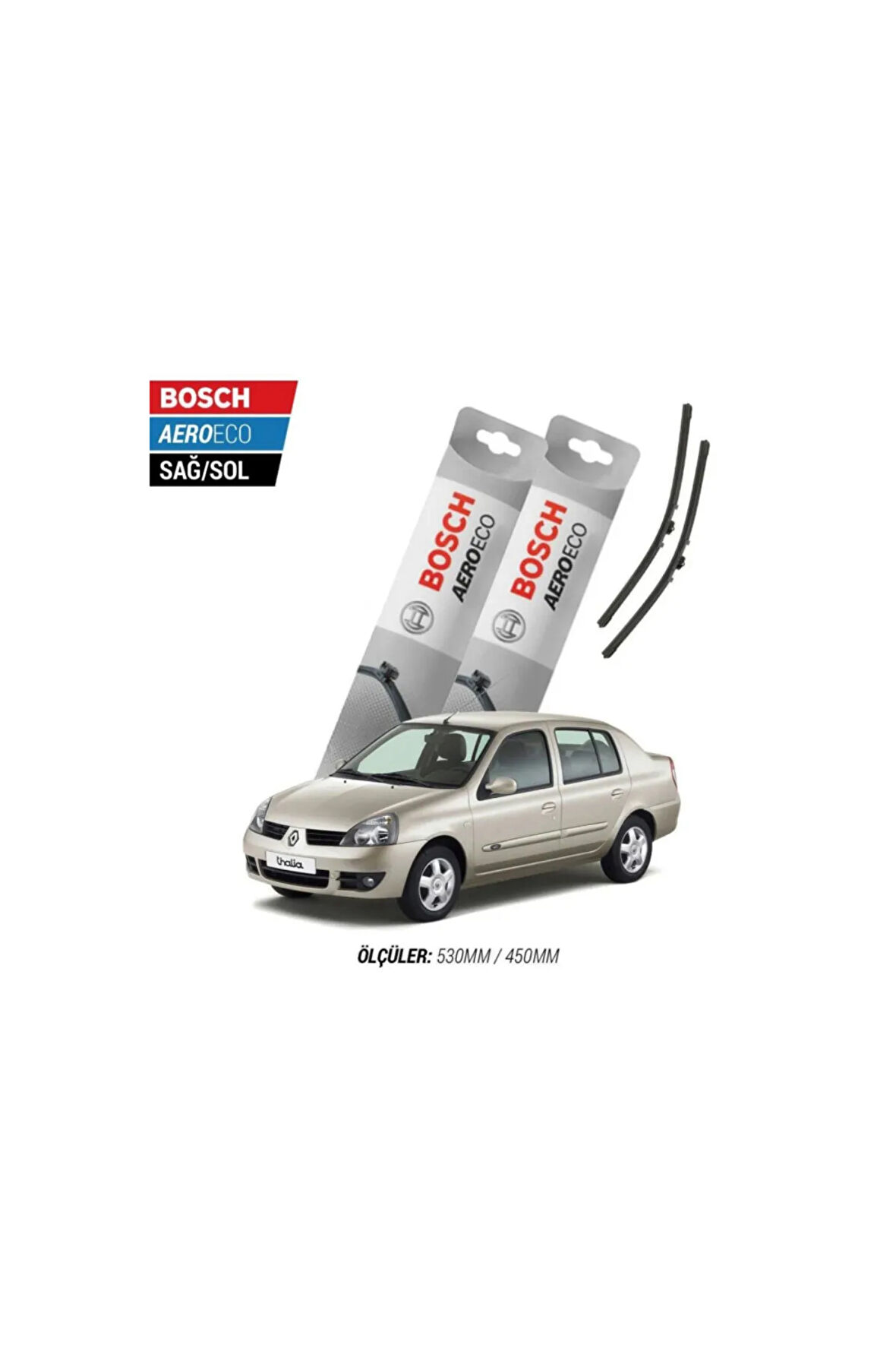 Renault Symbol 2004 Model Bosch Aeroeco Muz Silecek Takımı