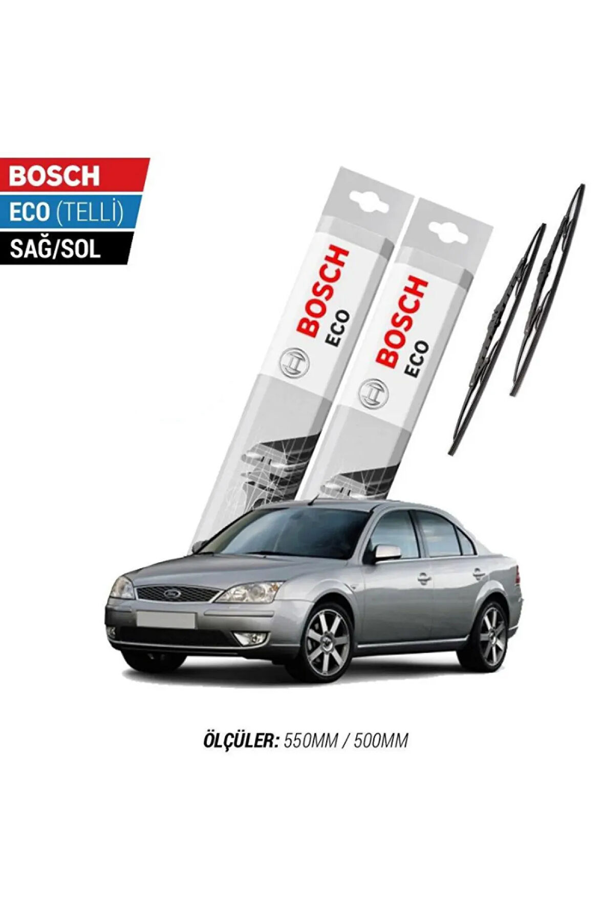 Ford Mondeo 2005 Model Silecek Takımı Bosch Eco (telli)