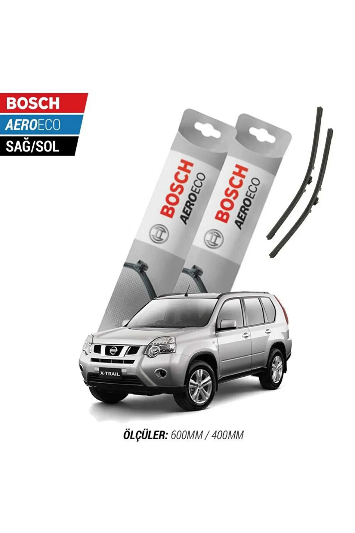 Nissan X-trail 2009 Model Bosch Aeroeco Muz Silecek Takımı