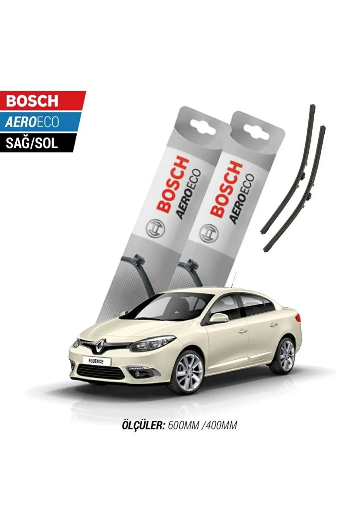 Renault Fluence 2016 Model Bosch Aeroeco Muz Silecek Takımı