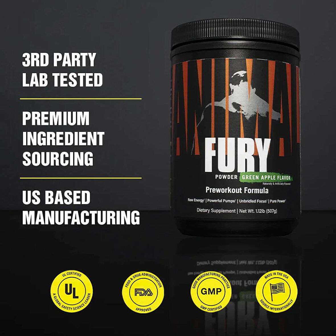 UNIVERSAL ANIMAL FURY PUMP PREWORKOUT