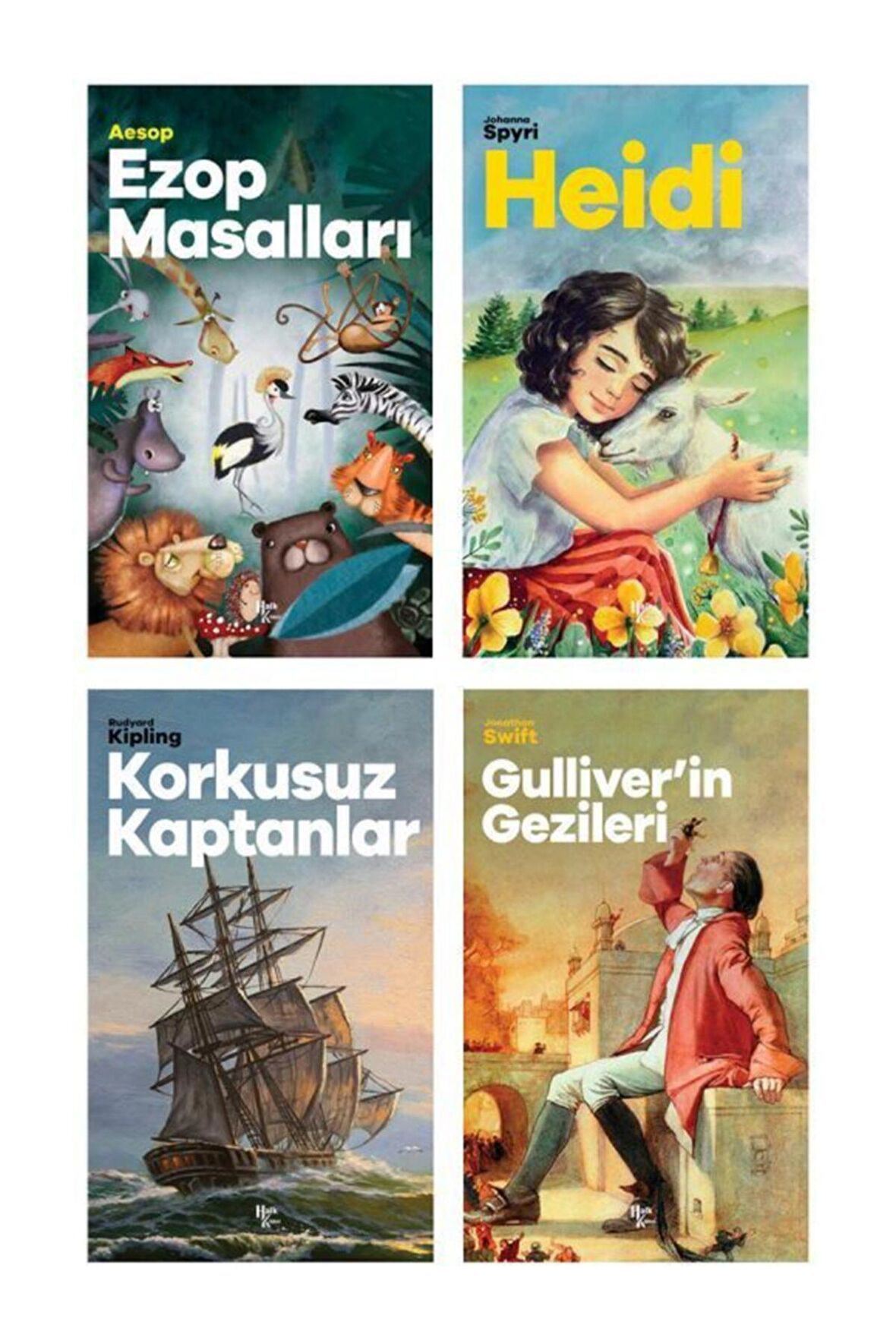 Çok Okunan Çocuk Klasikleri Seti - 4 Kitap