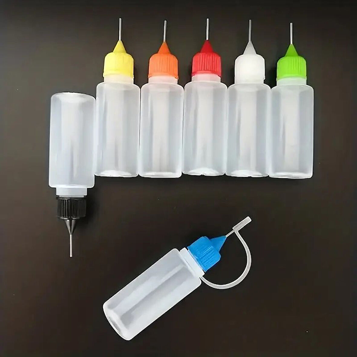 Damlalık, Aplikatör Hassas Damlalık, Çizik Onarmak, Yapıştırıcı Işleri, Hobi Işleri-10ml-5ad