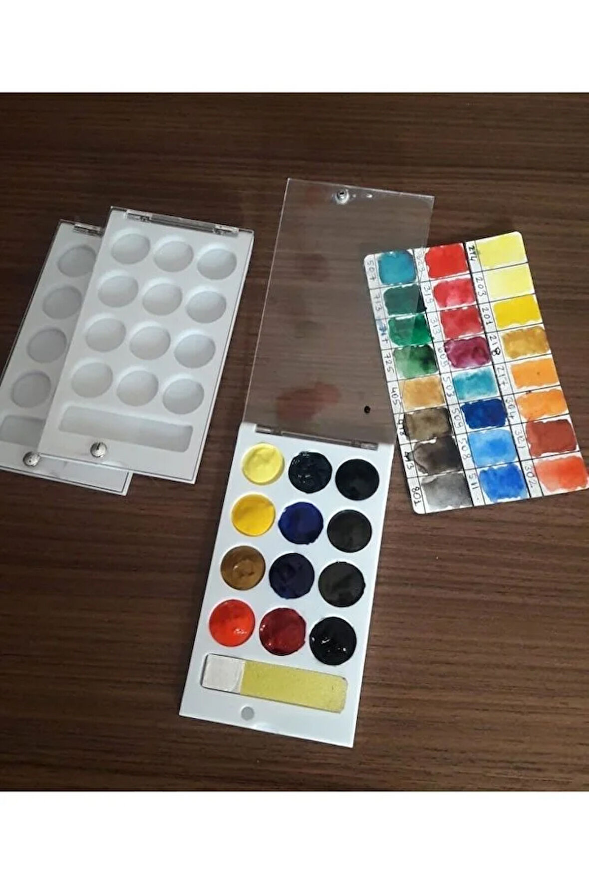 Küçük Kapaklı Dikdörtgen Palet-pitnik Palet (13 BÖLMELİ)