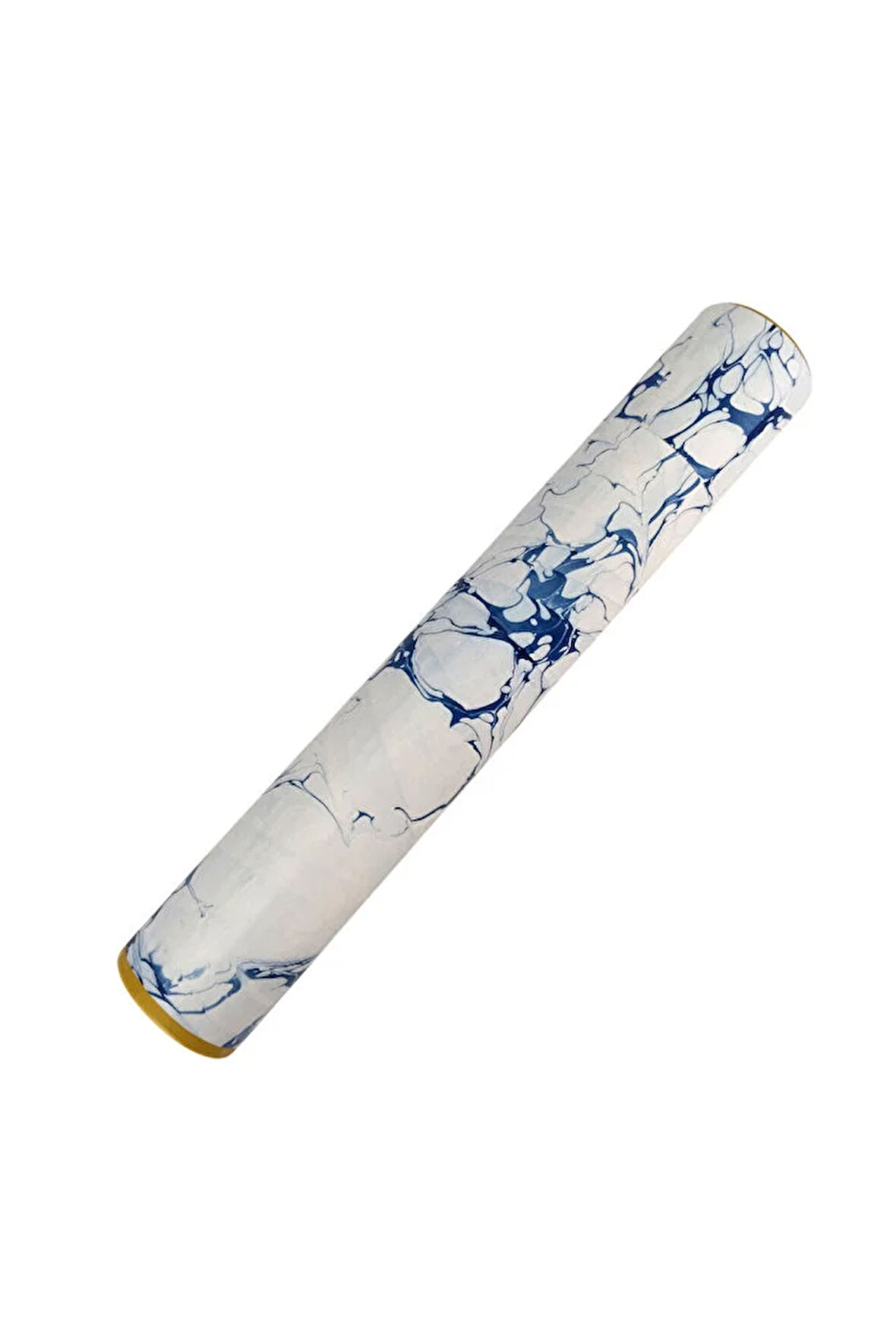 Ebru desenli kubur, fırça, kağıt , kalem saklama kutusu, süngerli silindir kutu, fırçalık-No:10