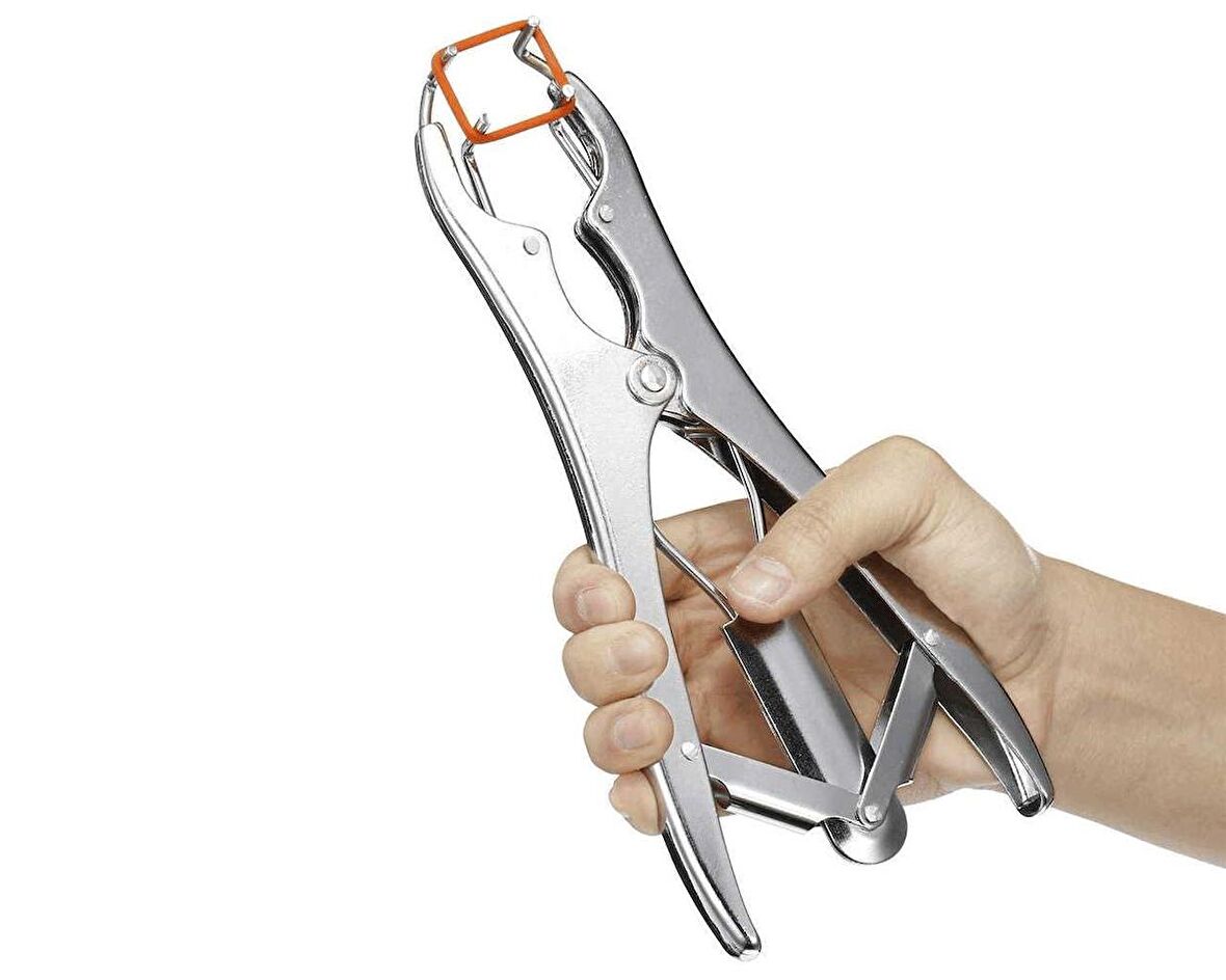 Metal Elastratör Pensi + 50 Adet Lastik
