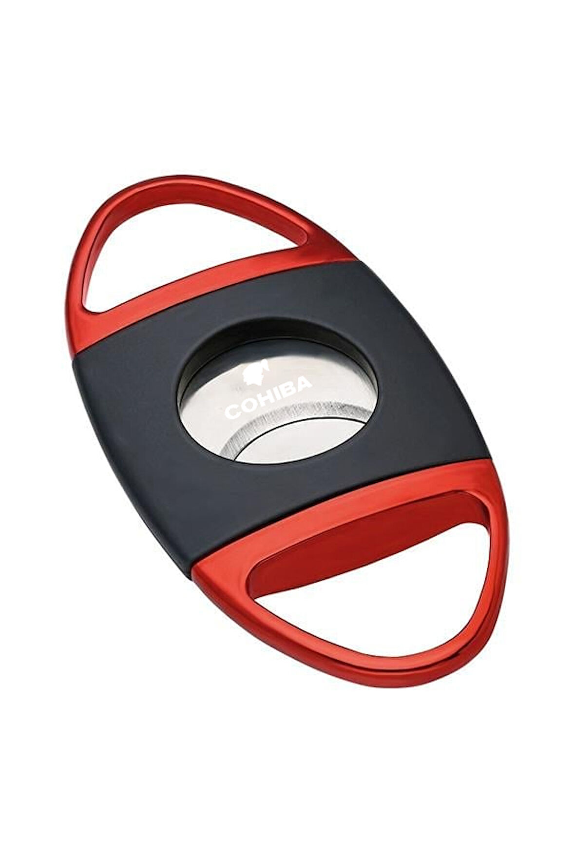Cohiba Kırmızı-Siyah Metal Puro Makası Kesici