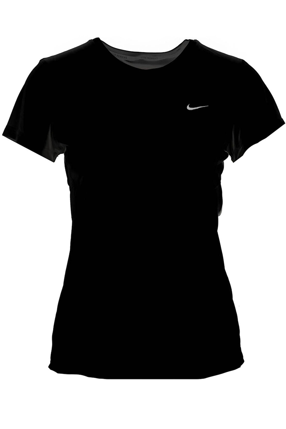 Nike Miller Dri Fit Running SS Tee Koşu Spor Antrenman Tişörtü Siyah