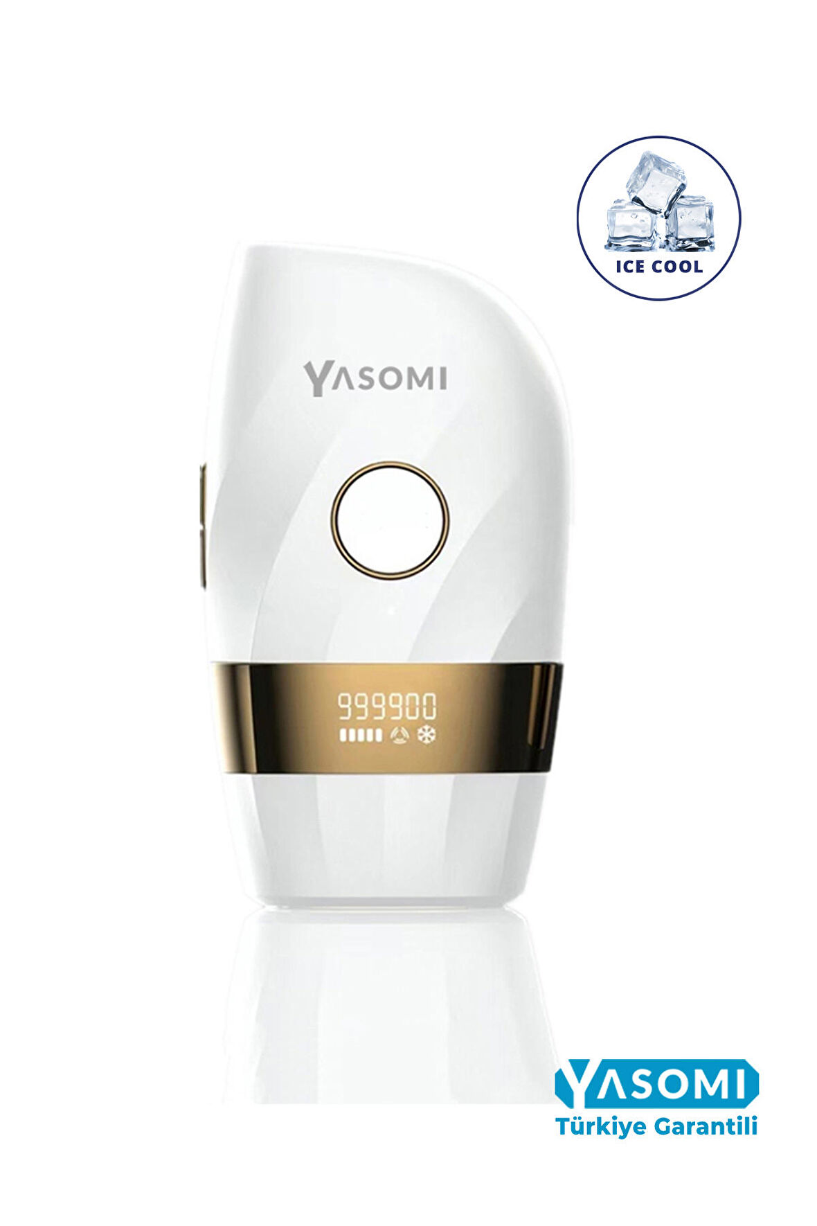 Yasomi TM003 Buz Başlıklı ipl Lazer Epilasyon Cihazı Beyaz 990000+ Atım ( Yasomi Türkiye Garantili )
