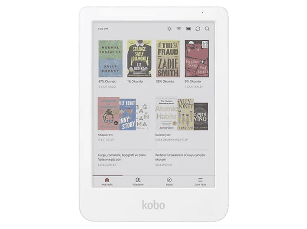 KOBO Clara Colour E-Kitap Okuyucu Beyaz