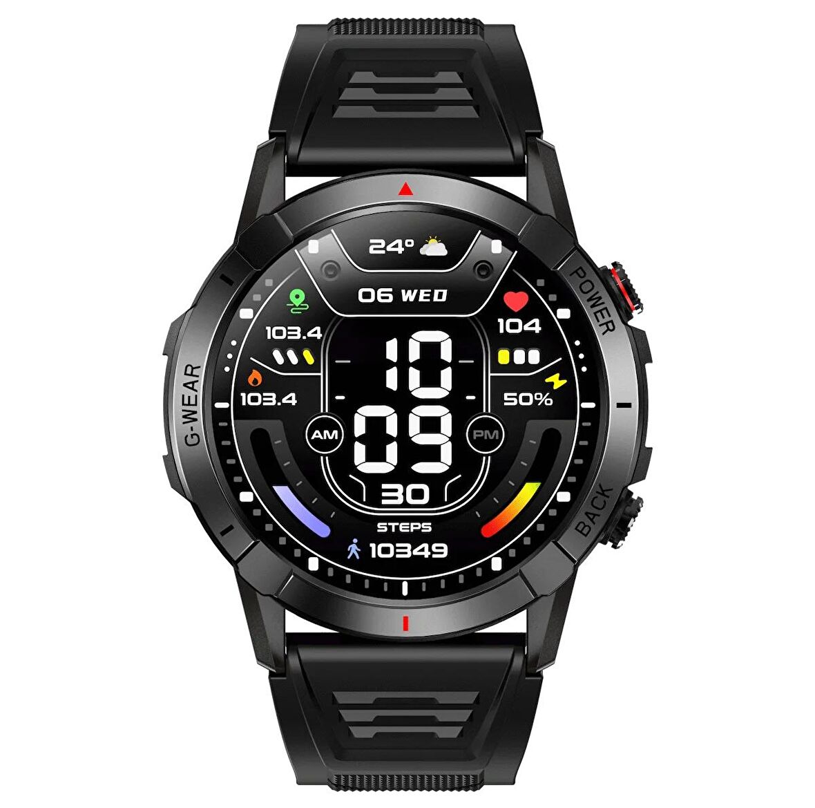 V0323 Amoled Outdoor TANK1, Bt Call, Spor Sağlık,IP68 Profesyonel Akıllı Saat