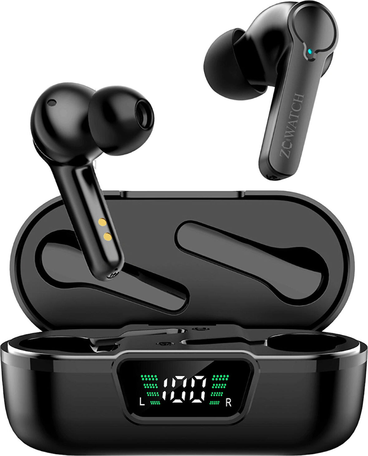 ZCWATCH E0425 ANC/ENC Aktif Gürültü Engelleme 4 Mikr. Bluetooth 5.3 Tws Kulaklık, 470 Mah Wireless Şarj (ZCWATCH Türkiye Garantili)