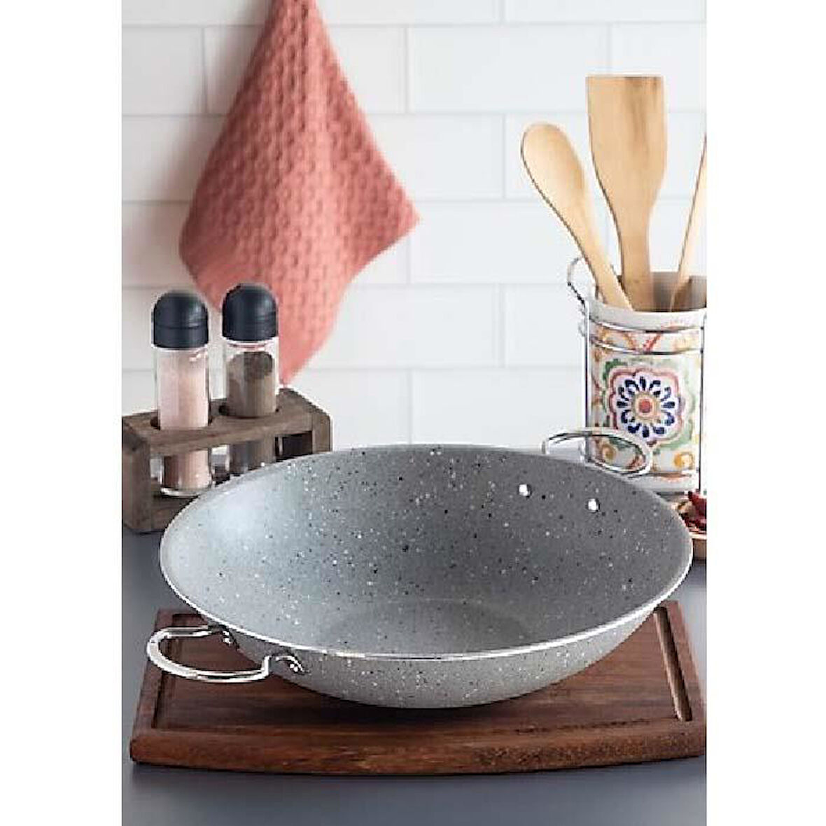 Mehtap Granit Kavurma Sacı 32 CM