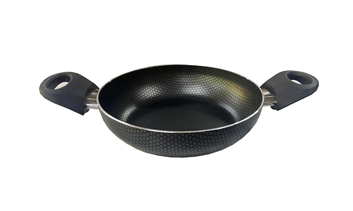 Mehtap Teflon Sahan 20 CM Petek Desenli 2 MM