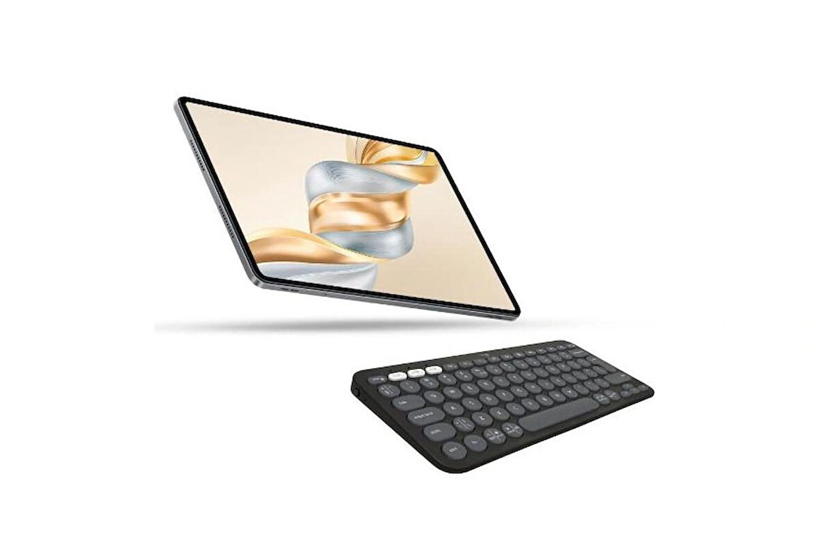 HONOR Pad X9A 8GB 256GB Wi-Fi 11.5 IPS Uzay Gri Tablet + Logitech Pebble Keys 2 K380s Bluetooth Klavye 920-011859
