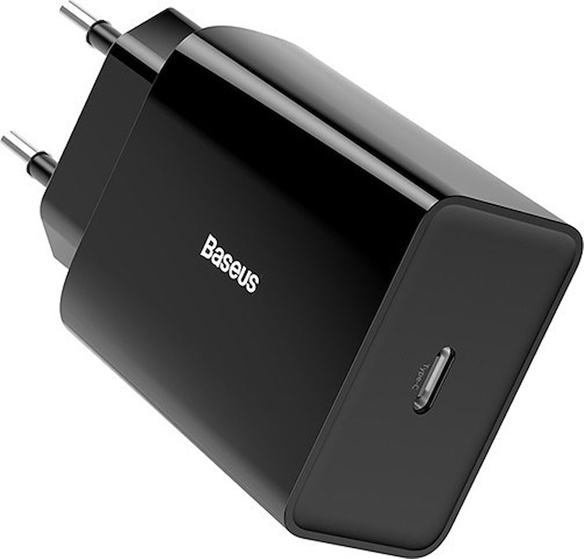 Baseus Speed Mini Quick Charger 20W Şarj Başlık Type-C Hızlı Şarj Adaptörü  CCFS-SN01 Siyah