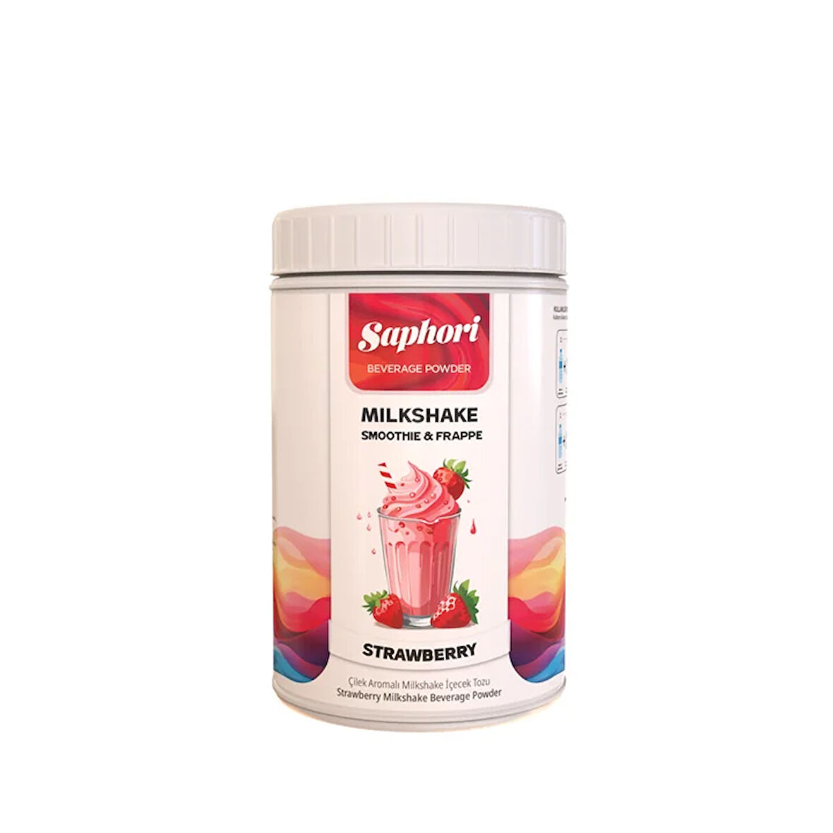 Saphori Çilek Aromalı Milkshake & Smoothie İçecek Tozu 1 Kg