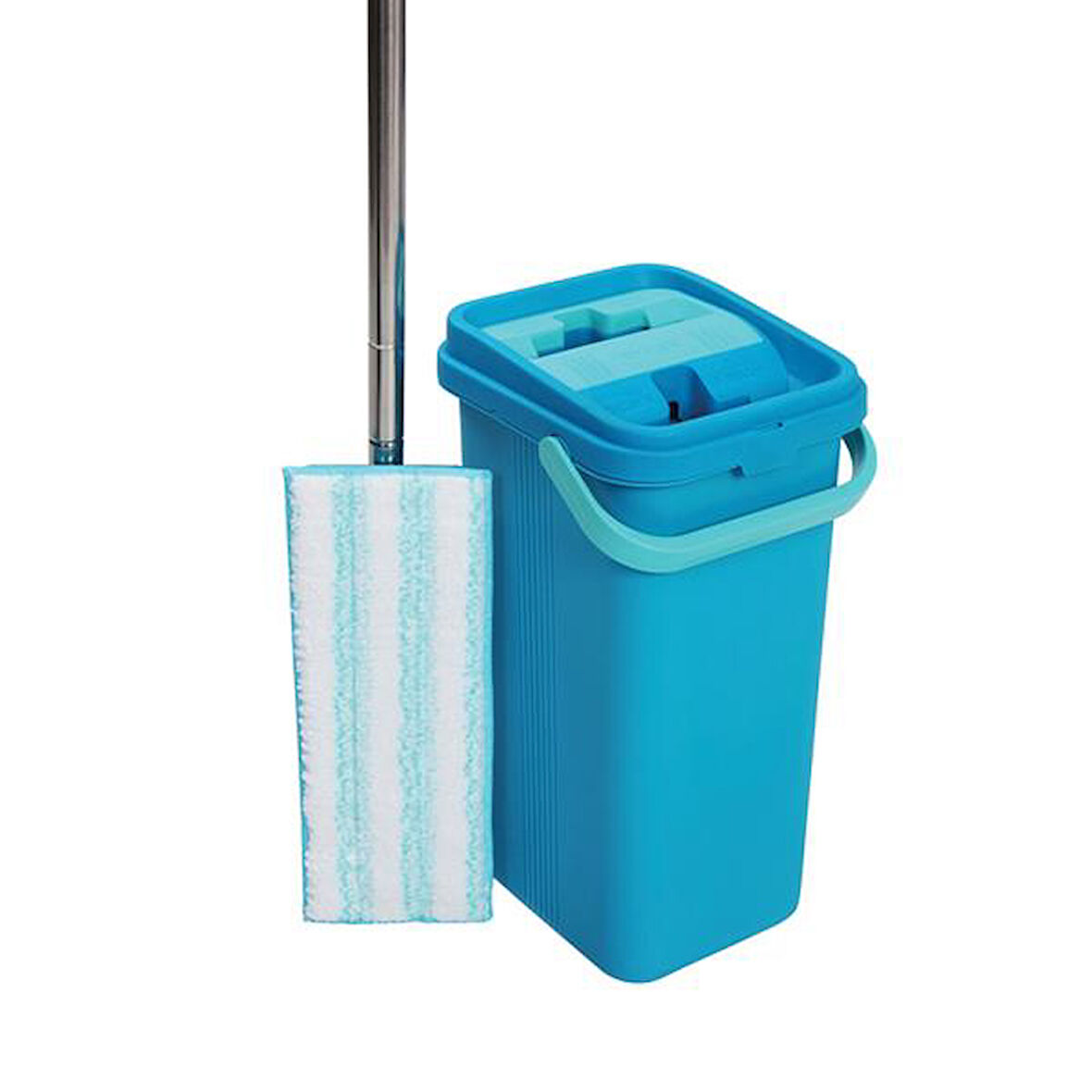 Palet Mop Temizlik Kovası 12 LT – Özel Mikrofiber Başlıklı Hızlı ve Hijyenik Temizlik Seti